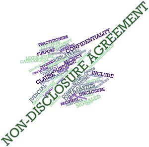 16982794 - abstract word cloud for non-disclosure agreement with related tags and terms